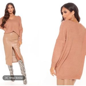 Knitted long sleeves